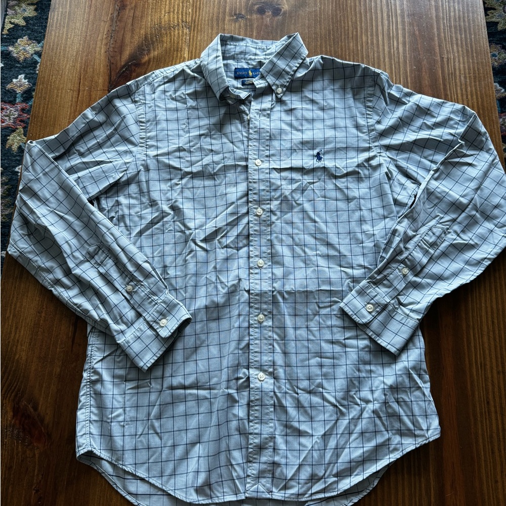 Polo by Ralph Lauren Blue Casual Button Down Shirt